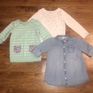3 Girl’s Shirts. Size 2T
